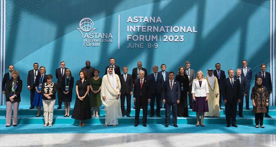 Президент Қасым-Жомарт Тоқаев Астана халықаралық форумының пленарлық сессиясына қатысты