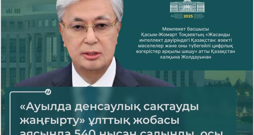 Жолдау - қоғам сұранысын шешуге арналған қадам