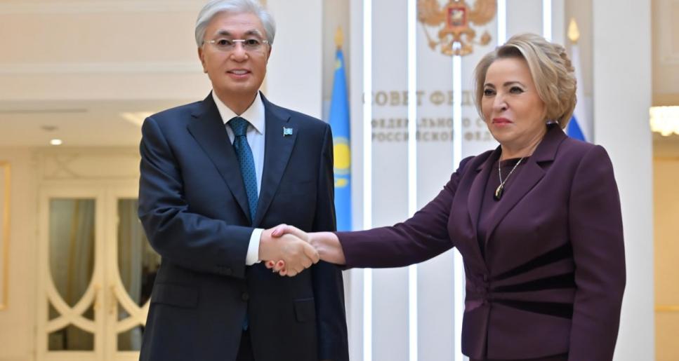 Мемлекет басшысы Ресей Федералды Жиналысы Федерация Кеңесінің Төрағасы Валентина Матвиенкомен кездесті