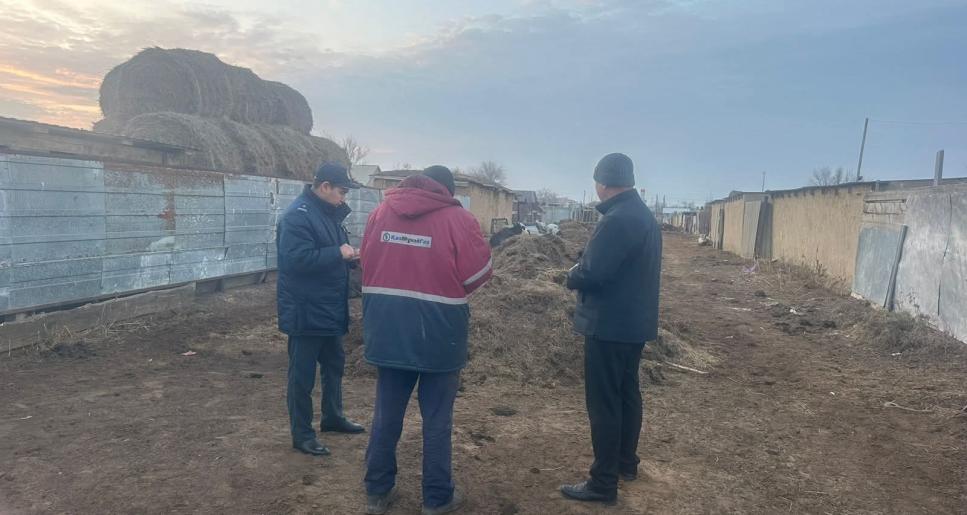 «Таза Қазақстан» акциясы аясында учаскелік полиция қызметкерлерімен бірлескен рейд өтті