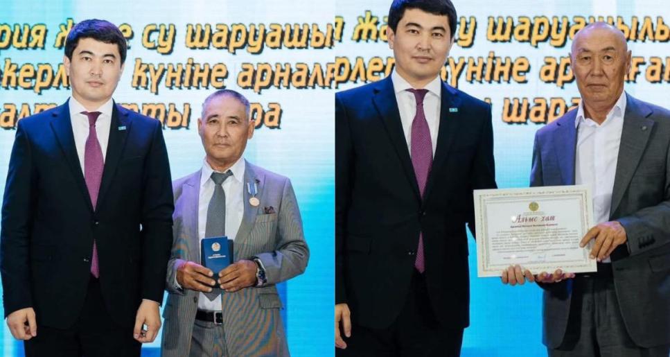Ветеринария үздіктері марапат төрінде