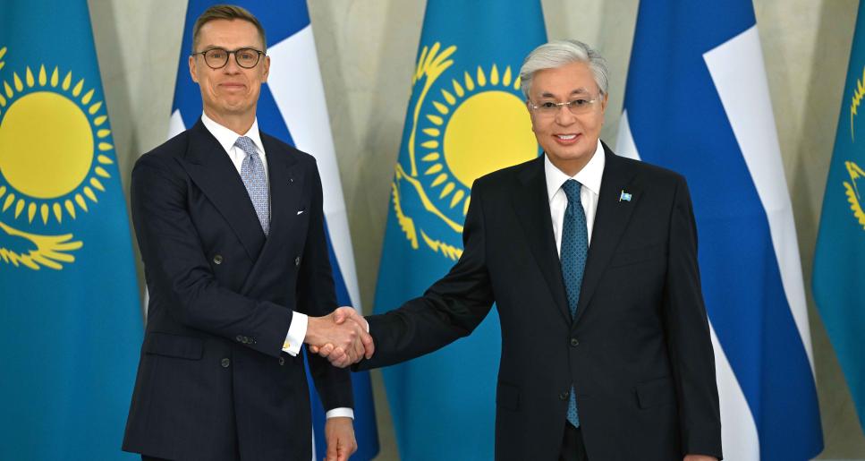 Мемлекет басшысы Финляндия Президенті Александр Стуббпен келіссөз жүргізді
