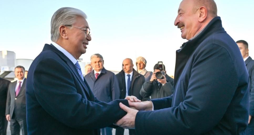 Әзербайжан Президенті Ильхам Әлиев Қазақстанға мемлекеттік сапармен келді
